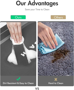 Tappetino da <span class=keywords><strong>Bagno</strong></span> Personalizzato CF, Antiscivolo, ad Asciugatura Rapida, in Fango di Diatomee, Super Assorbente, <span class=keywords><strong>Impermeabile</strong></span>, per Pavimento e Vasca - Product Image 3