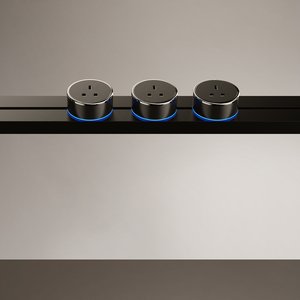 Sistema di prese a binario per ufficio a montaggio superficiale, presa scorrevole a muro Gler per cucina e soggiorno - Product Image 1