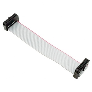 สายเคเบิลแบบยืดหยุ่น Rex0967 ขนาด 100 มม. ถึง 1 ม. (แบบอินเตอร์บล็อก) สำหรับ Moz Center Technics สายแบนสีเทา 20 พิน สำหรับจอ LED เชื่อมต่อกับสาย JTAG - Product Image 1