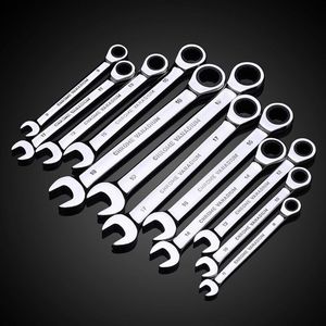 7mm Ratcheting Combination Wrench In Stock High Grade Chrome Vanadium Steel 72 Teeth - Product Image 4