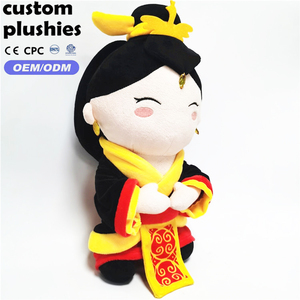 Muñeca de Peluche de Dibujos Animados con Falda Amarilla, Orejas de Gato y Bordado, Precio de Fábrica, para Compañera de Sueño de Bebés - Product Image 2