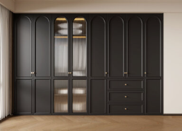 Muebles de dormitorio modernos de estilo crema francés, armario plegable independiente duradero para apartamento, hogar, Hotel, comedor, uso - Product Image 6