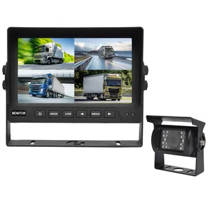 Pjauto Ahd 720P 1080P Hd Achteraanzicht 7 Inch Ips Lcd Auto Monitor Achteruitrijhulp Back-Up Bus Vrachtwagen Achteruitkijkcamerasysteem