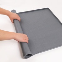 Tapis de protection en silicone pour sous-évier, 58x44cm, imperméable, anti-déversement, pour tiroirs de cuisine et étagères - Vente en gros usine