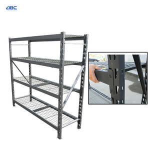 Estante de almacenamiento de metal resistente de 4 niveles ABCTOOLS, estantería de garaje para uso industrial en almacén - Product Image 1