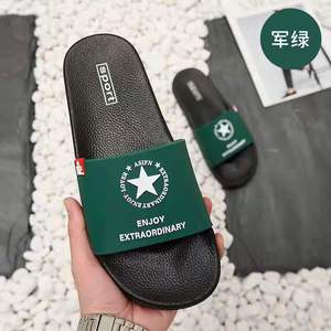 Logotipo personalizado de diapositivas sandalias al por mayor chino <span class=keywords><strong>casa</strong></span> Baño interior <span class=keywords><strong>Eva</strong></span> zapatillas de goma para hombres - Product Image 5