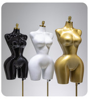 Mannequin de corps humain féminin, taille européenne et américaine, grande taille, en plastique doré, pour présentation de lingerie et vêtements, Chine