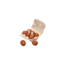 Vente en gros pour l'emballage des œufs en carton de pulpe de 4 cellules d'œufs utilisant comme boîte de rangement pour la livraison logistique plateau à œufs en papier prix fournisseurs