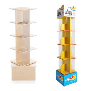 Exhibidores Giratorios Personalizables Ray, Aptos para Librerías y Centros Comerciales, con Exhibidores de Acrílico para Ventanas - Product Image 5