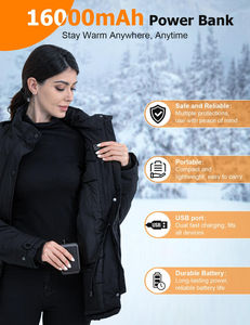 Veste chauffante personnalisable pour femmes avec 6 zones de chauffage et 3 niveaux de température pour l'hiver et l'extérieur Vente en gros - Product Image 4