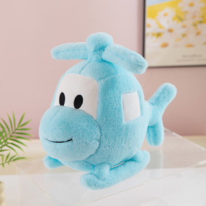 Nouvelle peluche avion de dessin animé, poupée Captain <span class=keywords><strong>Ado</strong></span>, poupée pour enfants, cadeaux d'anniversaire pour garçons et filles - Product Image 2