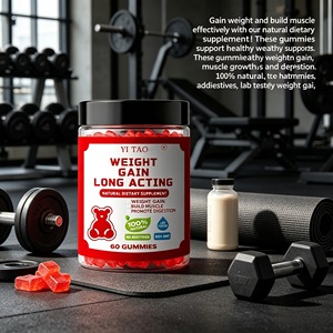 Gummies de prise de poids longue durée pour adultes 100 % naturelles sans OGM Complément alimentaire pour développer les muscles et favoriser la digestion Testées en laboratoire Non - Product Image 4