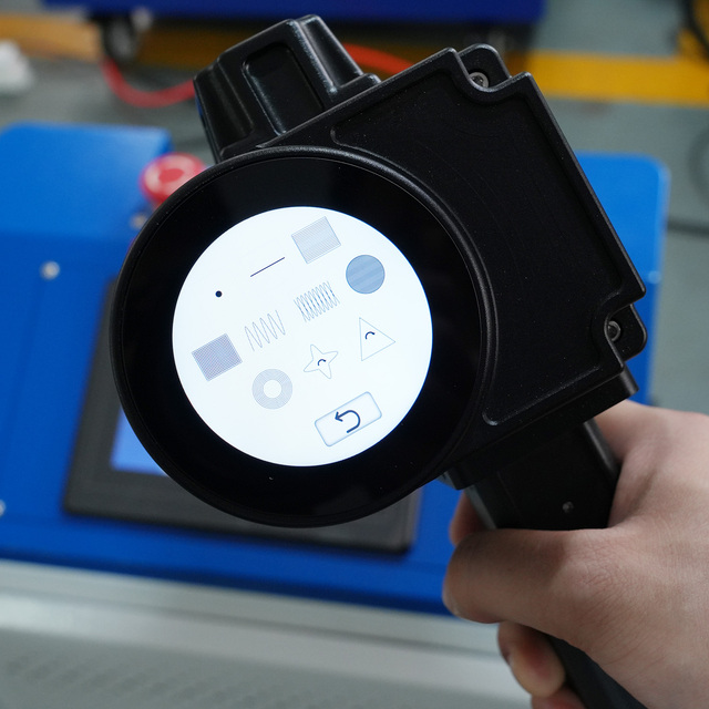 Professional Rust Removing Laser Head with Unique Laser Cleaning Software Control System