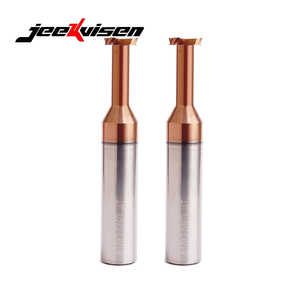 Jeekvisen Fresa de extremo de carburo de tungsteno 6Mm T Slot CNC herramienta cortador 3.175mm/10mm 65HRC Altin fresa enrutador broca fresas de extremo - Product Image 5