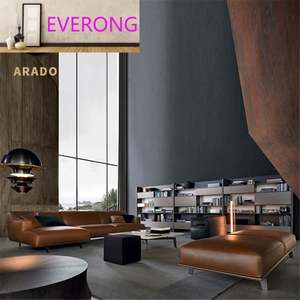 Conjunto de Sofás Seccionales de Estilo Nórdico, Sofá Moderno de Tela para Sala de Estar - Product Image 3