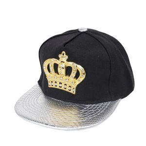 <b>Snapback</b> <b>Cap</b> Crown Embroidery PU Leather Flat Brim Hat Fashion Street Dance Hat Adult Men Breathable Foil Print 2023 - Product Image 3
