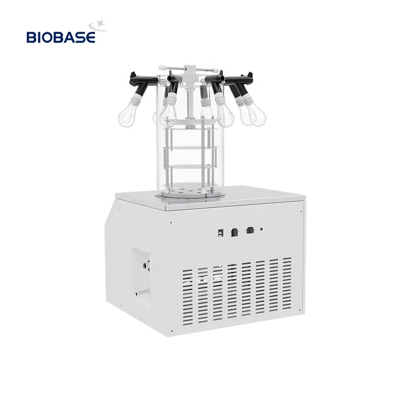 Biobase China Freeze Dryer -60C Laboratory Drying Machine with 6L Cold Trap for Sample Drying