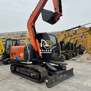 Tình trạng tốt sử dụng Hitachi zx70 Mini Máy xúc Dozer Nhật Bản động cơ 7 t hoạt động trọng lượng động cơ bao gồm-secondhand earthmoving - Product Image 3