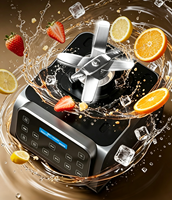 Mixeur Commercial Automatique Baiwin Silencieux avec Enceinte Insonorisée pour Smoothies et Glace Pilée – Idéal pour Salons de Thé et Cafés