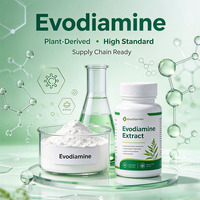 Hoogzuiver Evodiamine-extract, afgeleid van Evodia-fruit, botanisch ingrediënt voor industrieel gebruik
