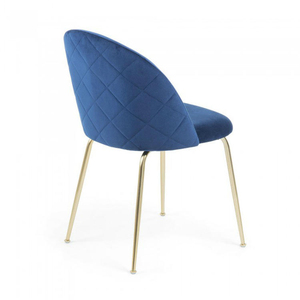 Silla <span class=keywords><strong>de</strong></span> Comedor Moderna para Jardín, <span class=keywords><strong>de</strong></span> Metal Clásico, con Acolchado Suave, a Bajo Precio - Product Image 4