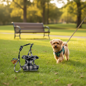 Imbracatura per animali di taglia media con cinturino sul petto e coulisse regolabile - Product Image 2