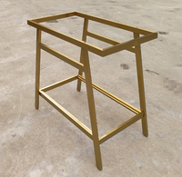 Table console en verre Table console de canapé étroite Table d'entrée avec étagère de rangement Meuble TV Cadre en laiton Affichage du hall personnalisé