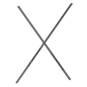 Supports Fami System Ar Stiffening Cross L1250 H3010 Gris Foncé RAL7000 - Product Image 3