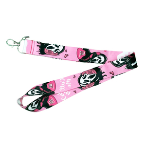 Lanière chaude pour Halloween Masque d'horreur personnalisé Fantôme Téléphone portable Lanière en polyester Porte-clés Lanière pour enfants - Product Image 1