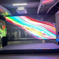 Écran d'affichage numérique en film transparent LED flexible pour publicité vidéo en couleur pleine, intérieur/extérieur, super fin, verre intelligent, affiche numérique
