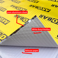 2mm 5mm Bütil Kauçuk Ses Yalıtım Matı Yanmaz Su Geçirmez Isıya Dayanıklı Çevre Dostu Asfalt İçermez Kokusuz Stokta Mevcut OEM