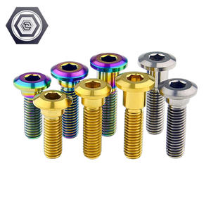 Din931 titane série M8x20-35 moto frein à disque Rotor vis boulons à tête cylindrique tour Bol pour vis de fixation - Product Image 5