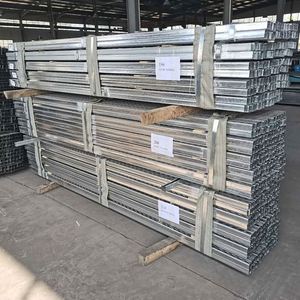Prix usine 41X41 41X21X2.5mm Profilé en U simple galvanisé à froid à fentes - Product Image 6