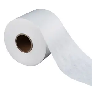 face cleaning disposable terry cloth towel spunlace wipe roll wet tissue hydrophobic nonwoven polyester viscose fabric