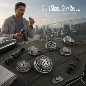 Kit de Cabezales de Repuesto Universales para Afeitadoras Eléctricas OEM, Accesorios para Dispositivos de Aseo Masculino - Product Image 1