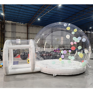 Château gonflable en PVC blanc de qualité commerciale, maison gonflable, tente, fête de mariage, maison à bulles, <span class=keywords><strong>ballon</strong></span> - Product Image 2