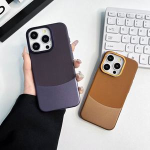 Fundas de teléfono móvil de PC duro de cuero personalizado para <span class=keywords><strong>Apple</strong></span> Iphone 13 Pro Max 16 Plus 15 14 móviles cubierta - Product Image 1