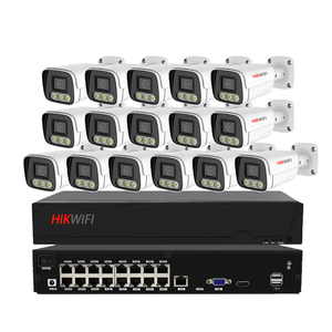 HIKWIFI <span class=keywords><strong>265</strong></span> 16CH POE NVR KIT 5MP Wasserdichte Vu Bullet <span class=keywords><strong>IP</strong></span>-Kamera für den Außenbereich CCTV-Überwachungs systeme <span class=keywords><strong>Home</strong></span> <span class=keywords><strong>Security</strong></span> Indoor - Product Image 1