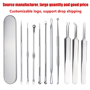 Nhà Máy Bán buôn Chất lượng cao chăm sóc da mụn đầu đen kim 5 cái mụn Remover <span class=keywords><strong>Tool</strong></span> Set - Product Image 2