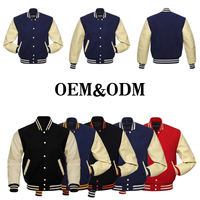 Blouson aviateur à lettrage avec broderie personnalisée pour hommes Blouson universitaire uni Blouson de baseball américain pour hommes