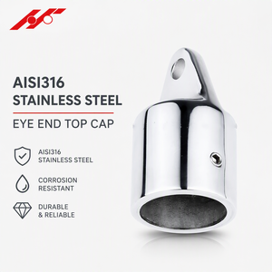 Embout d'extrémité à œillets en acier inoxydable AISI316 de marque HF pour bateaux, yachts et navires - Product Image 3