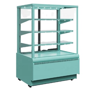 Commercial glass Cake fridge display showcase cabinet