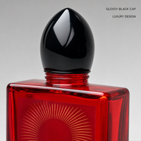 Flacon de parfum vide en verre personnalisé de 30 ml avec bouchon argenté, boîte de présentation en carton, flacon rechargeable, vente en gros, logo personnalisé