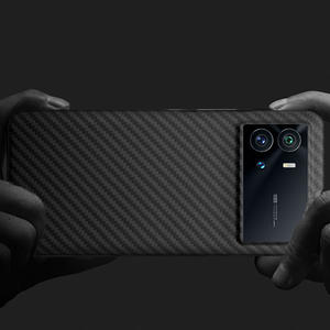 กรณีโทรศัพท์คาร์บอนไฟเบอร์แบบทแยง3K สำหรับ <span class=keywords><strong>Vivo</strong></span> IQOO 9กล้องหลุมใหญ่ Crater Aramid Fiber IQOO9pro - Product Image 6