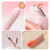 Verbessertes Sexspielzeug mit 10 Saug- und 5 Stoßfunktionen, vibrierende Dildos, ferngesteuerter tragbarer Vibrator, Sexspielzeug für Erwachsene für Frauen und Paare