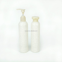 Bouteille en plastique de 200 ml en paille de blé biodégradable avec bouchon à vis, sérigraphiée, rechargeable, couleur personnalisée, pour sérum de soin et crème visage
