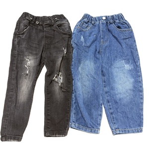 กางเกง<span class=keywords><strong>ย</strong></span>ีนส์ใช้แล้วสำหรับเด็กโตเด็กชายอา<span class=keywords><strong>ย</strong></span>ุ5-12ปีกางเกงลำลอง - Product Image 5