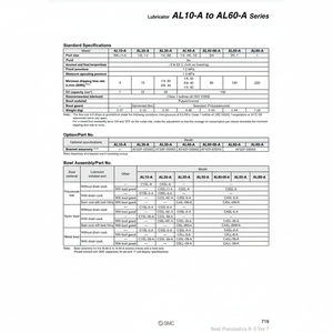 SMC Pneumatics Lubrificateur AL60-10-R-A Pièces Pneumatiques - Product Image 1