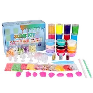 Kit de Slime para Niños, 75 Piezas, Arcilla de Secado al Aire, No Tóxica, Plastilina y Slime para Manualidades, Regalo para Niñas y Niños - Product Image 4