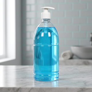 Bomba Tuxum PET Recyclable Screw Cap Pump Bottle for Liquid Soap Hand Wash <b>Shampoo</b> and Personal Care Packaging 1000ml - Product Image 2